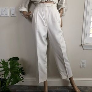 VINTAGE High waist pleated front dress pants
